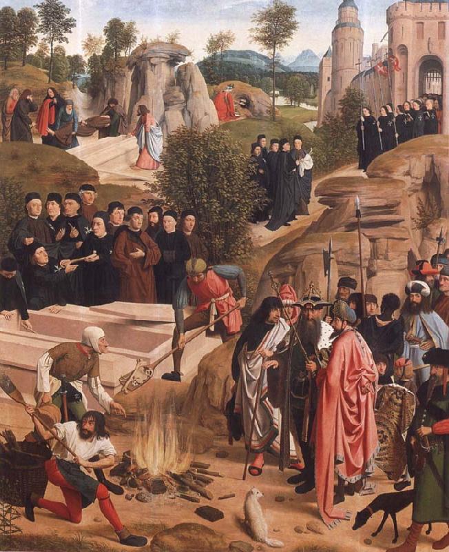 Geertgen Tot Sint Jans The fate of the earthly remains of St Fohn the Baptist Germany oil painting art
